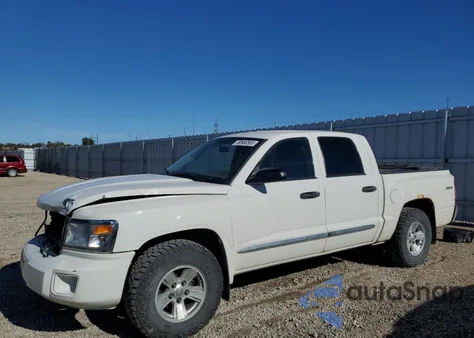 2008 Dodge Dakota Quad Laramie из США, поврежденный, VIN 1D7HW58N38S638604